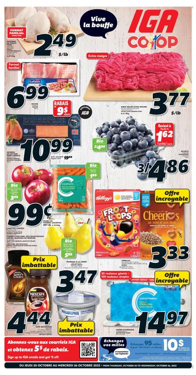 IGA (NB) Flyer October 20 to 26