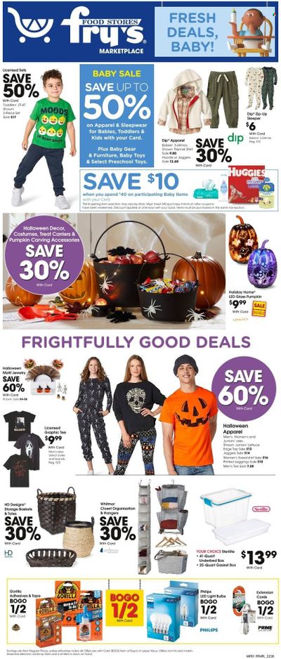 Fry’s (AZ) Weekly Ad Flyer Specials October 19 to October 25, 2022