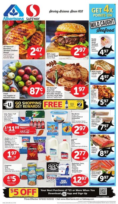 Safeway (AZ, CO, ID, MT, NE, NM) Weekly Ad Flyer Specials October 19 to October 25, 2022