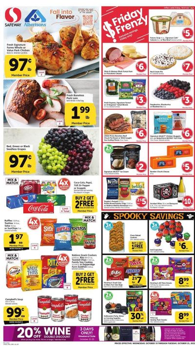 Safeway (OR) Weekly Ad Flyer Specials October 19 to October 25, 2022