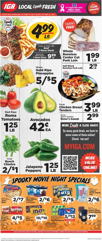 IGA (KY) Weekly Ad Flyer Specials October 19 to October 25, 2022 IGA (KY) Weekly Ad Flyer Specials October 19 to October 25, 2022