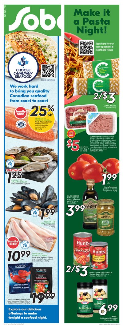 Sobeys (Atlantic) Flyer October 20 to 26