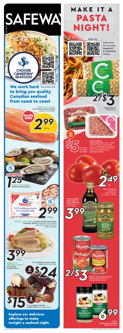 Sobeys/Safeway (SK & MB) Flyer October 20 to 26