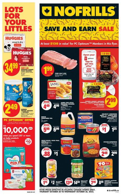 No Frills (Atlantic) Flyer October 20 to 26