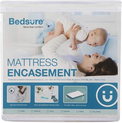 Bedsure Zippered Waterproof Mattress Encasement Cal King On Sale for $ 32.99 ( Save $ 10.00 ) at Amazon Canada