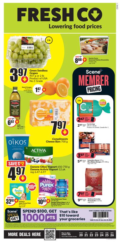 FreshCo (West) Flyer October 20 to 26
