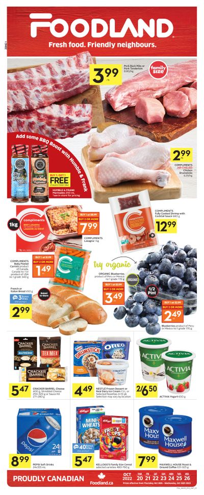 Foodland (ON) Flyer October 20 to 26
