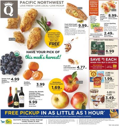 QFC (WA) Weekly Ad Flyer Specials October 19 to October 25, 2022