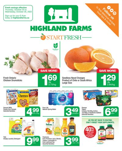 Highland Farms Flyer October 20 to 26