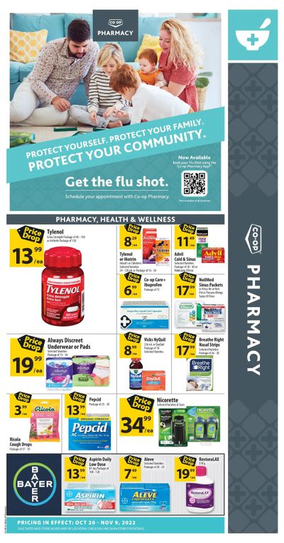 Co-op (West) Pharmacy Flyer October 20 to November 9