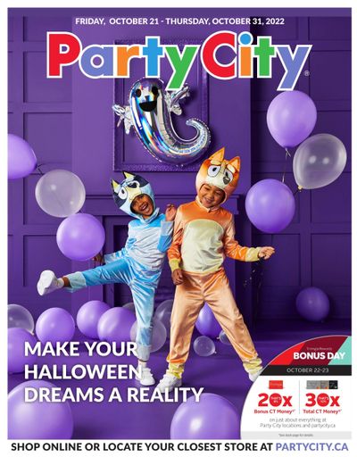 Party City Flyer October 21 to 31