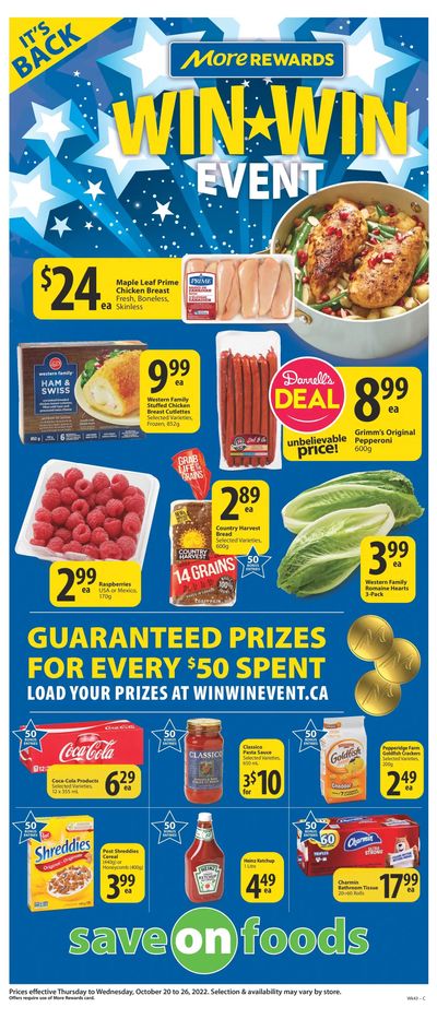 Save on Foods (SK) Flyer October 20 to 26
