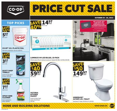 Co-op (West) Home Centre Flyer October 20 to 26