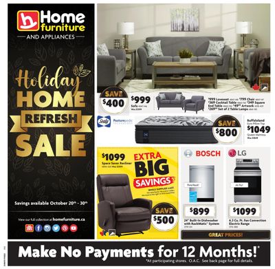 Home Furniture (Atlantic) Flyer October 20 to 30