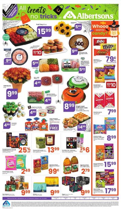 Albertsons (CA, ID, LA, MT, OR, TX, WA) Weekly Ad Flyer Specials October 19 to October 25, 2022