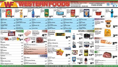 Western Foods Flyer October 19 to 25