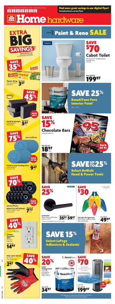 Home Hardware (ON) Flyer October 20 to 26