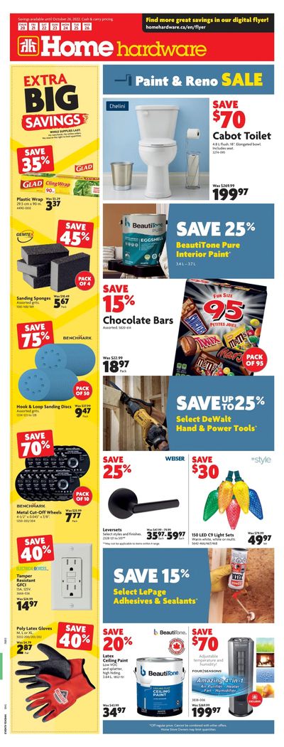 Home Hardware (BC) Flyer October 20 to 26