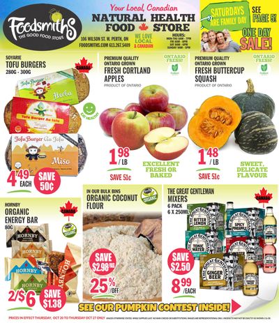 Foodsmiths Flyer October 20 to 27
