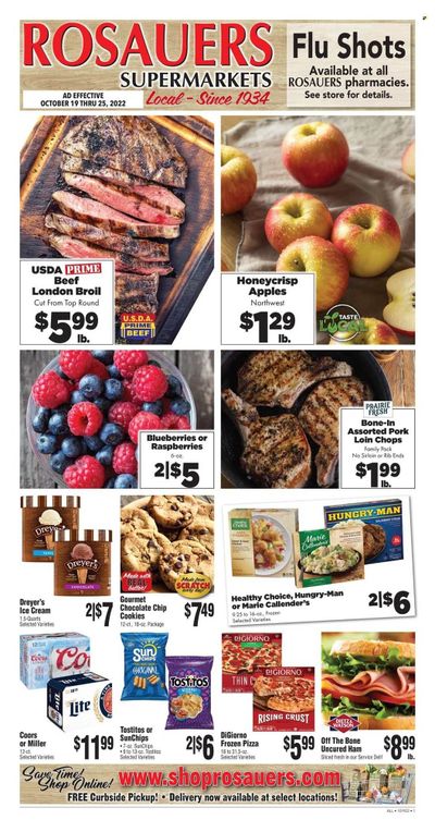 Rosauers (ID, MT, OR, WA) Weekly Ad Flyer Specials October 19 to October 25, 2022