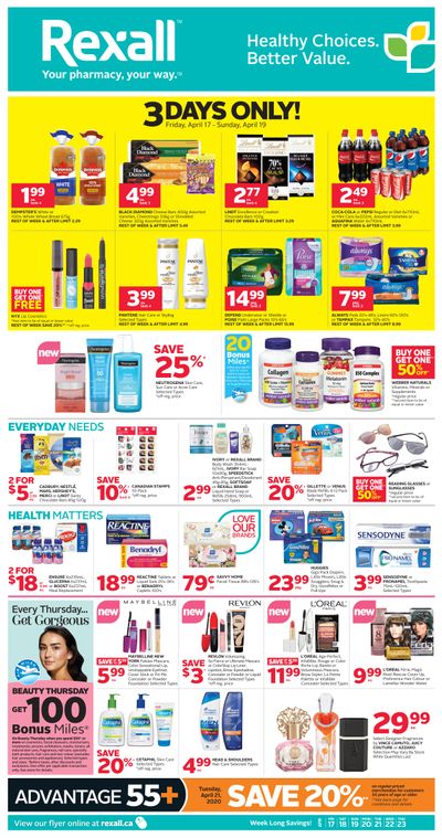 Rexall (ON) Flyer April 17 to 23