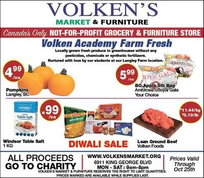 Volken's Market & Furniture Flyer October 19 to 25