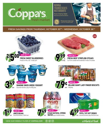 Coppa's Fresh Market Flyer October 20 to 26