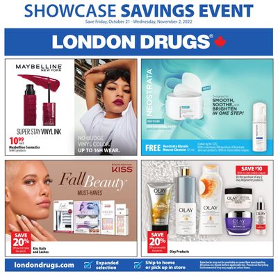 London Drugs Showcase Savings Flyer October 21 to November 2
