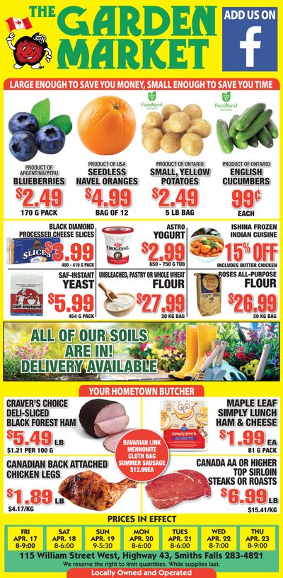 The Garden Market Flyer April 17 to 23 The Garden Market Flyer April 17 to 23