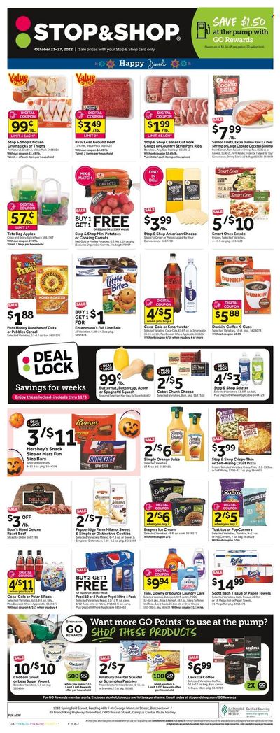 Stop & Shop (MA) Weekly Ad Flyer Specials October 21 to October 27, 2022
