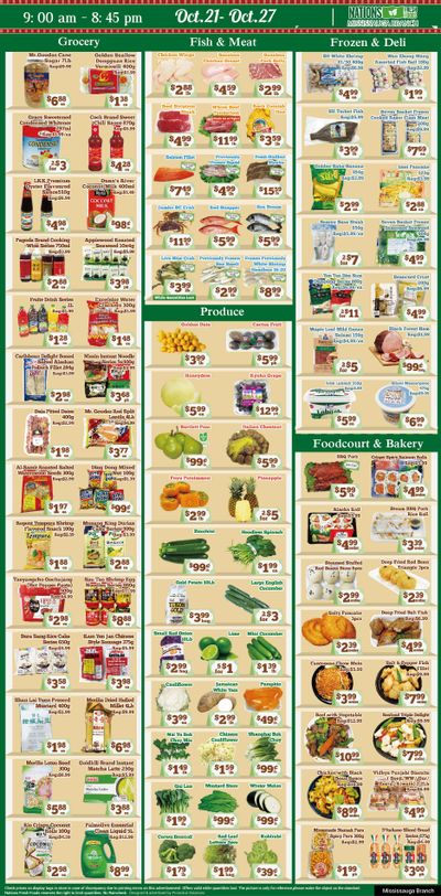 Nations Fresh Foods (Mississauga) Flyer October 21 to 27