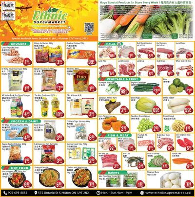 Ethnic Supermarket (Milton) Flyer October 21 to 27