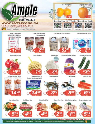 Ample Food Market (Brampton) Flyer October 21 to 27