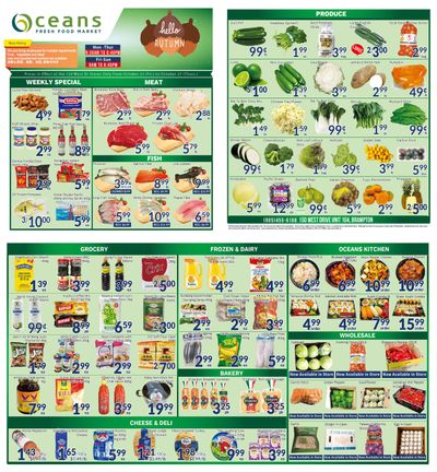 Oceans Fresh Food Market (West Dr., Brampton) Flyer October 21 to 27