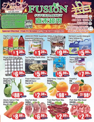 Fusion Supermarket Flyer October 21 to 27