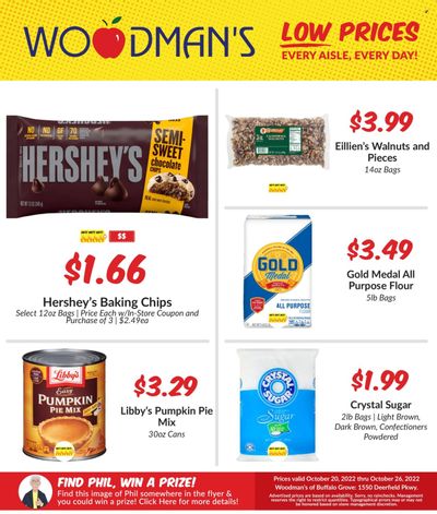 Woodman's Markets (IL, WI) Weekly Ad Flyer Specials October 20 to October 26, 2022