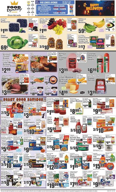 Food Dynasty (NY) Weekly Ad Flyer Specials October 21 to October 27, 2022