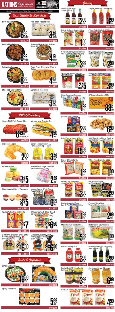 Nations Fresh Foods (Toronto) Flyer October 21 to 27