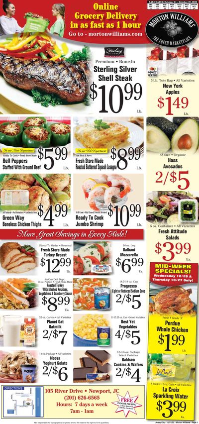 Morton Williams (NJ) Weekly Ad Flyer Specials October 21 to October 27, 2022