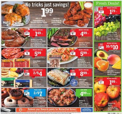 Price Chopper (CT, NY, PA, VT) Weekly Ad Flyer Specials October 23 to October 29, 2022