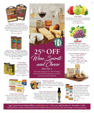 AJ's Fine Foods (AZ) Weekly Ad Flyer Specials October 19 to November 1, 2022