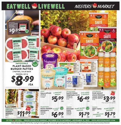 Nesters Market Eat Well Live Well Flyer October 23 to November 19