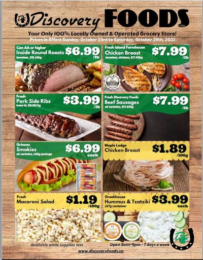Discovery Foods Flyer October 23 to 29