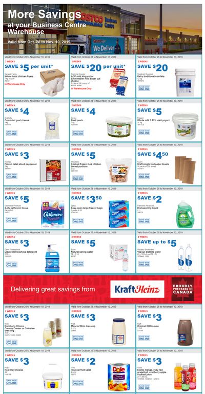 Costco Business Centre (Scarborough, ON) Instant Savings Flyer October 28 to November 10