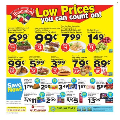Hannaford (NH) Weekly Ad Flyer Specials October 23 to October 29, 2022