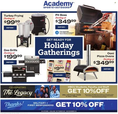 Academy Sports + Outdoors Weekly Ad Flyer Specials October 24 to October 30, 2022