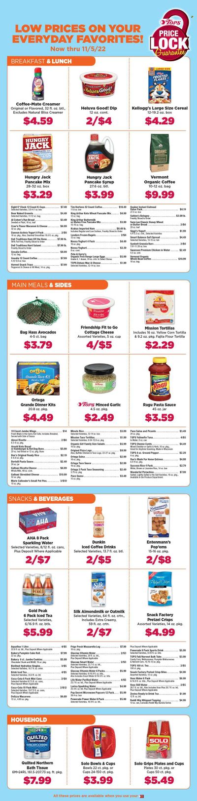Tops Weekly Ad Flyer Specials September 11 to November 5, 2022