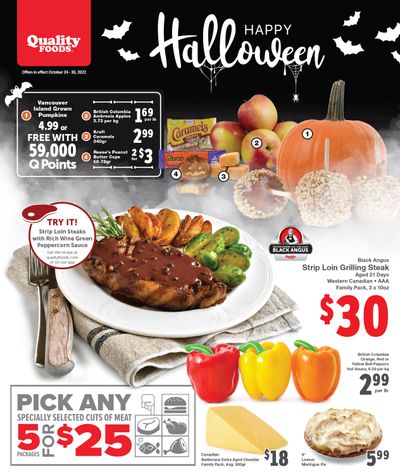 Quality Foods Flyer October 24 to 30