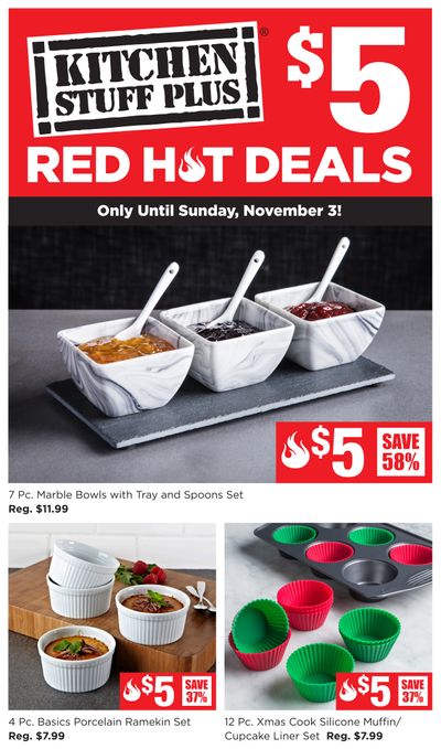 Kitchen Stuff Plus Red Hot Deals Flyer October 28 to November 3