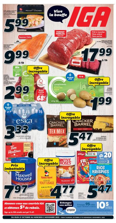 IGA (QC) Flyer October 27 to November 2